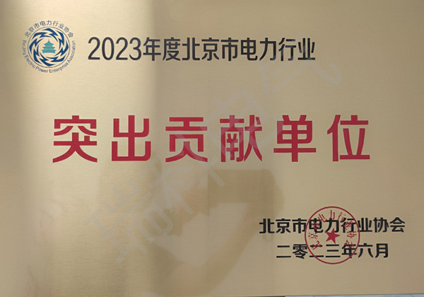 47、2023年度北京市電力行業(yè)突出貢獻(xiàn)單位